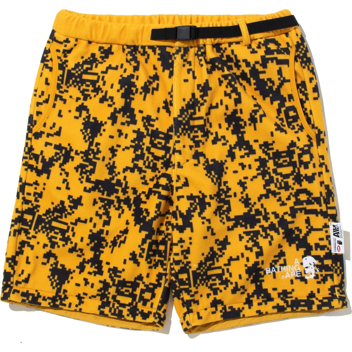 BAPE BY KAZUKI KURAISHI PIXELATE CAMO POLARFLEECE PANTS MENS
