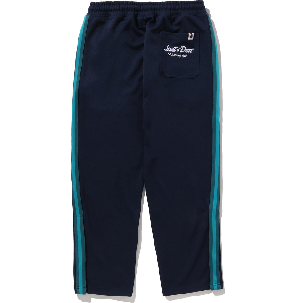 BAPE X JUST DON COLOR CAMO STA RELAXED FIT TRACK PANTS MENS