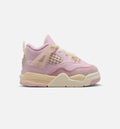 Air Jordan 4 Retro Pink Pearl & Iced Carmine Infant/Toddler Lifestyle Shoes - Iced Carmine/Coconut Milk/Anthracite/Muslin/Pinksicle