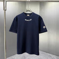 Moncler Lettering Logo T-Shirt Navy