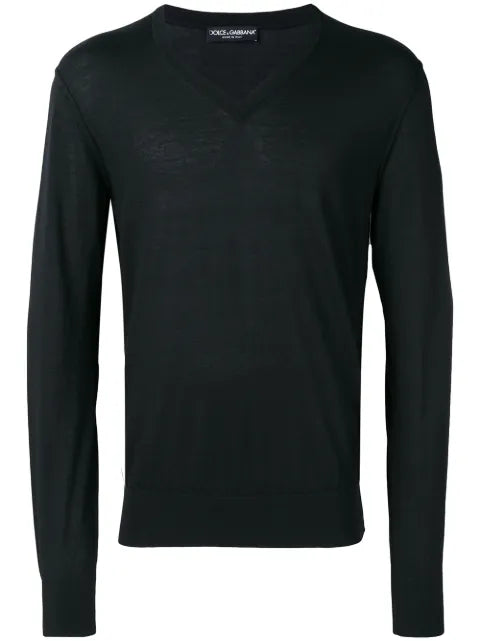 Dolce & Gabbana V-neck knitted jumper