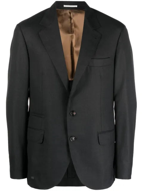 Brunello Cucinelli single-breasted notched-lapel blazer