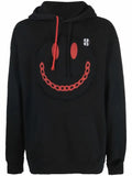 Raf Simons x Smiley distressed-finish hoodie