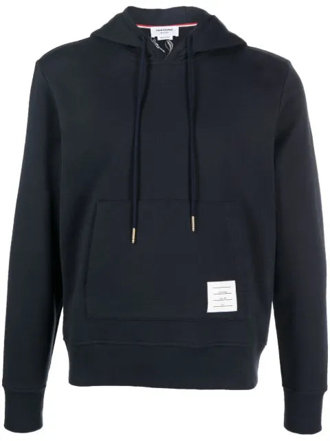 Thom Browne logo-patch hoodie