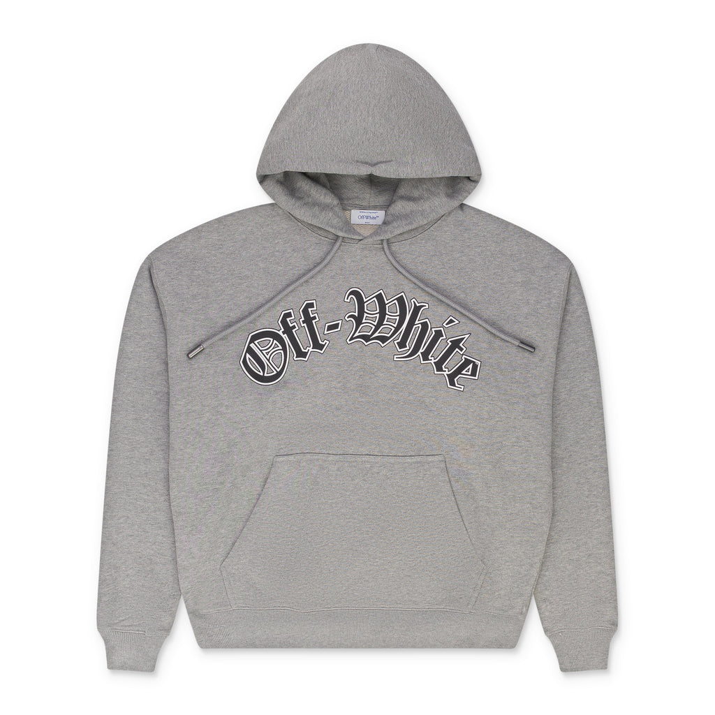 Heather Grey Goth Logo Hoodie