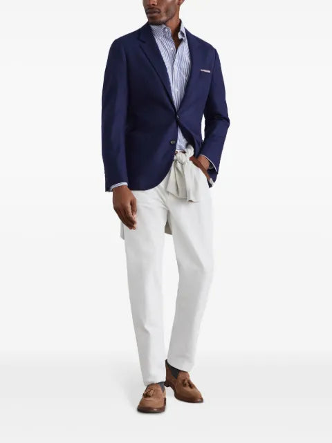 Brunello Cucinelli single-breasted cashmere blazer
