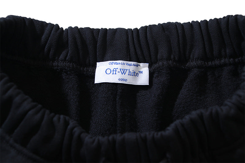 OFF-WHITE SS20 "3D Hand" Mens Collection Graphic Sweatshorts