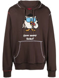 Mostly Heard Rarely Seen 8-Bit How Many Licks graphic-print cotton hoodie