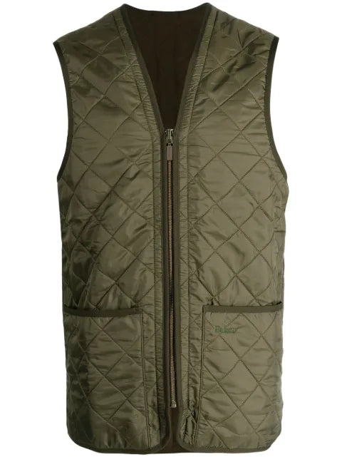 Barbour reversible diamond-quilted waistcoat
