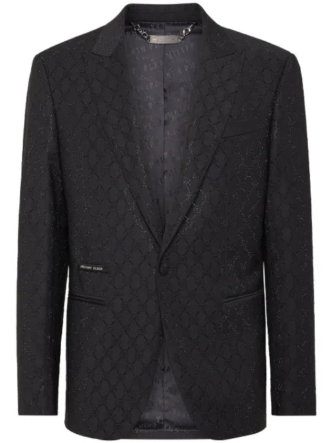 Philipp Plein wool blazer monogram
