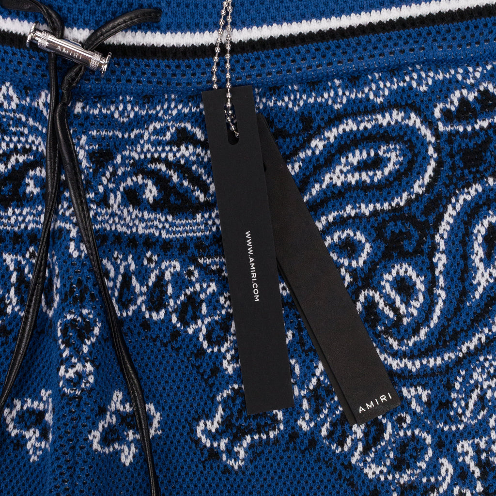 BLUE/BLACK BANDANA B-BALL SWEATPANTS