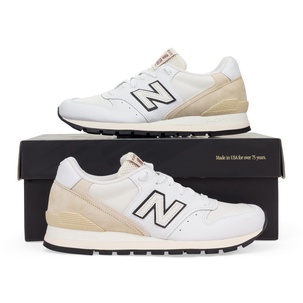 WHITE NB MADE IN USA 996 SNEAKERS