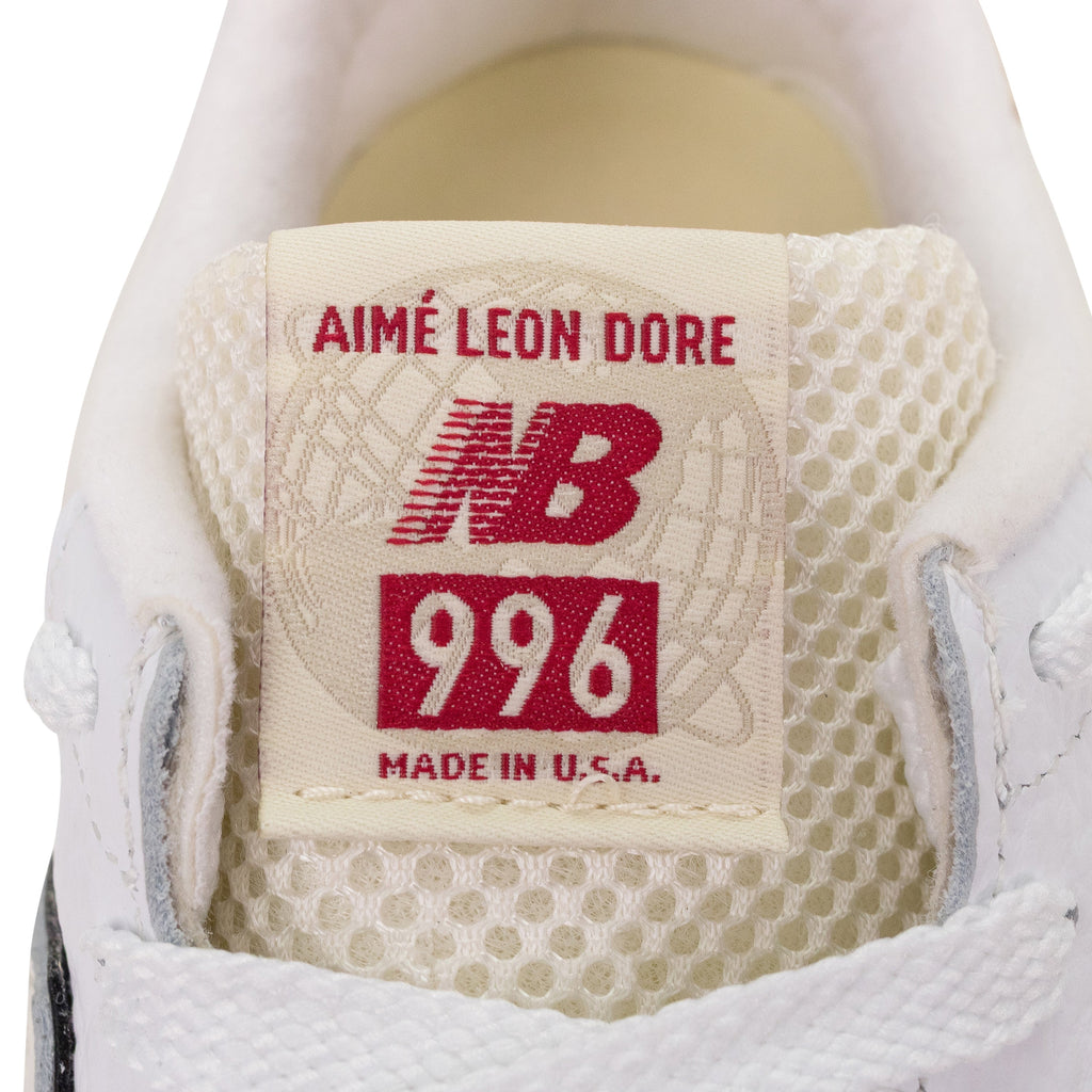 WHITE NB MADE IN USA 996 SNEAKERS