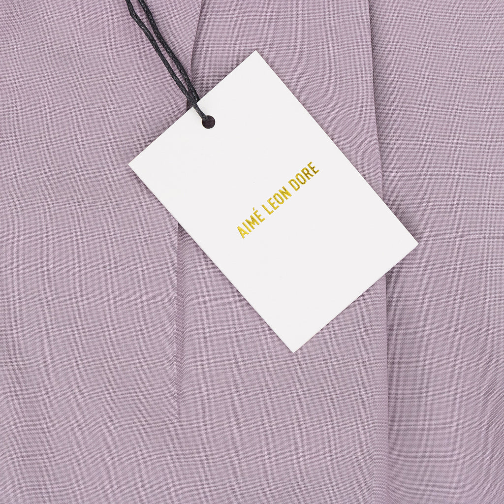PINK TROPICAL WOOL SUIT TROUSERS