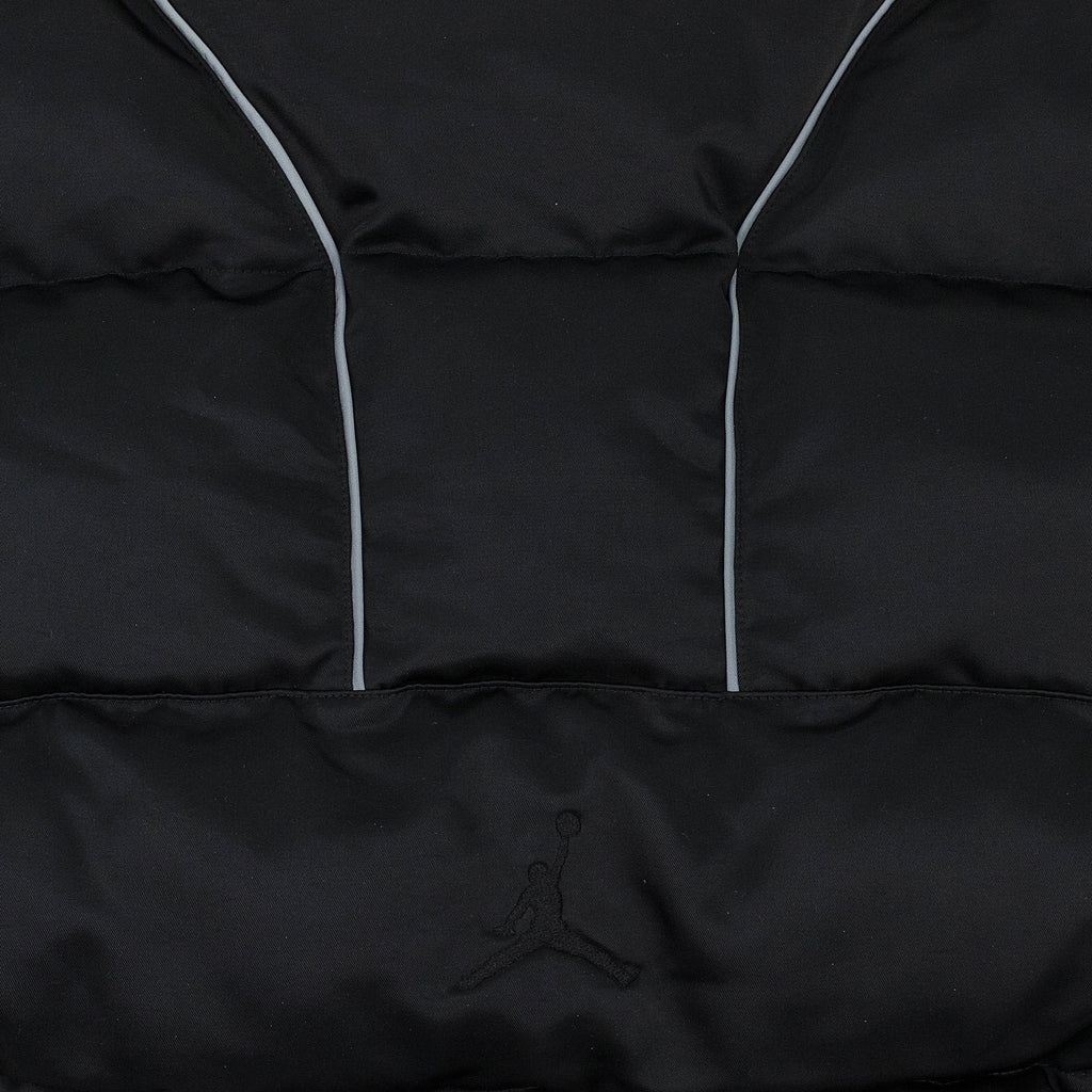 BLACK JORDAN WITH FUR HOODIE