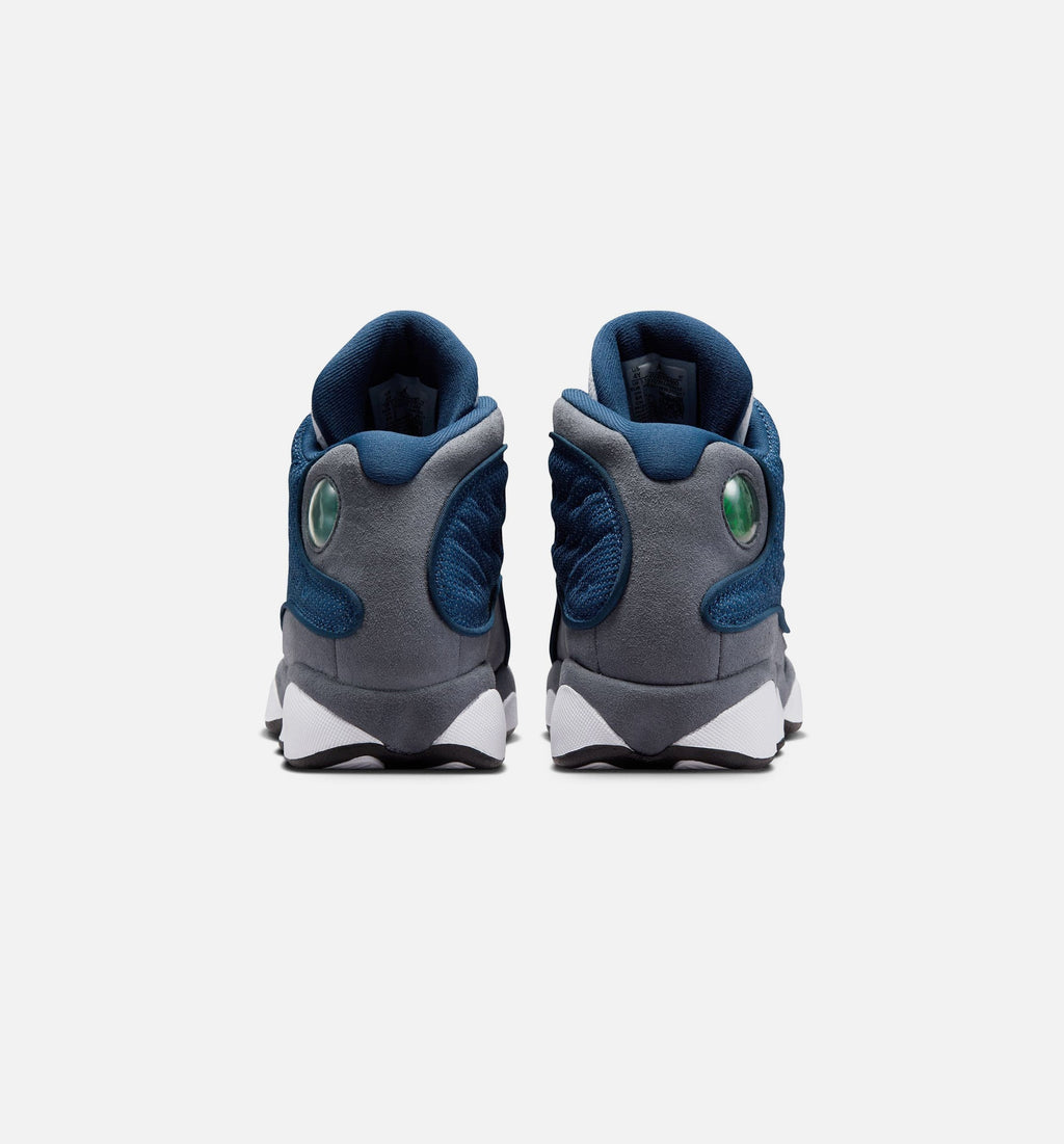 Air Jordan 13 Retro Flint Big Kids' Sneakers - Navy / University Blue / Flint Grey