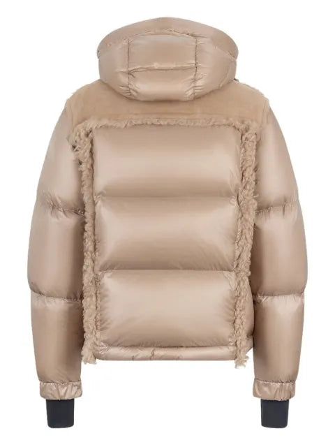 Moncler Grenoble shearling-trimmed puffer jacket