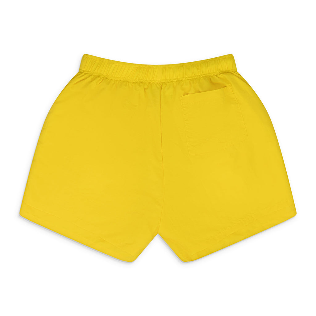 Yellow OG Web Double Layer Shorts