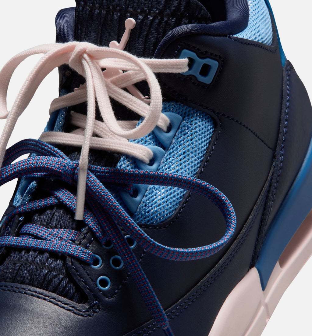 Air Jordan 3 Retro Sport Renaissance – Women's Lifestyle Shoe in Obsidian/Chalk/Track Red