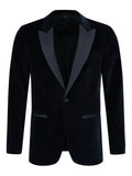 Hackett London satin-trim blazer