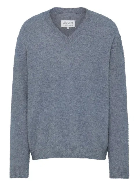 Maison Margiela four-stitch V-neck sweater