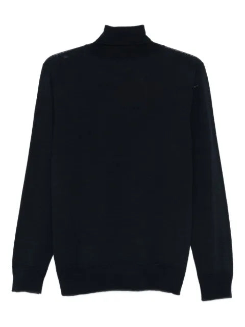 Barena merino sweater with stand collar