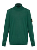 Stone Island roll-neck patch-pocket sweater