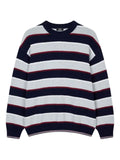 TOMBOY multi-stripes wool-blend sweater