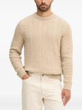 Barbour sweater with cable-knit pattern