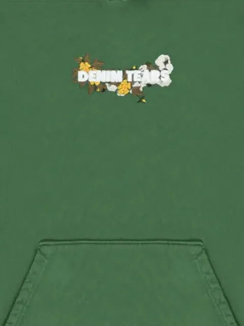 Denim Tears floral-print hoodie
