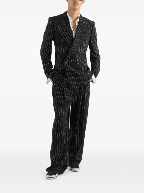 Dolce & Gabbana striped double-breasted blazer