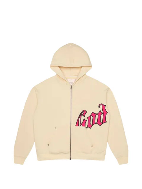 GODSPEED logo zip hoodie