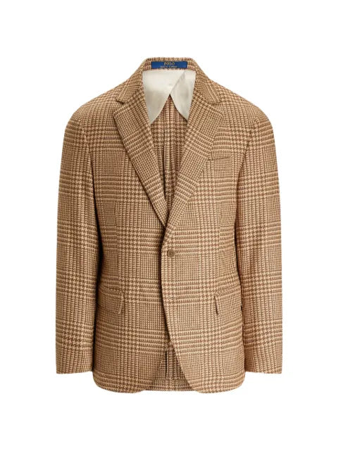 Polo Ralph Lauren checked single-breasted blazer