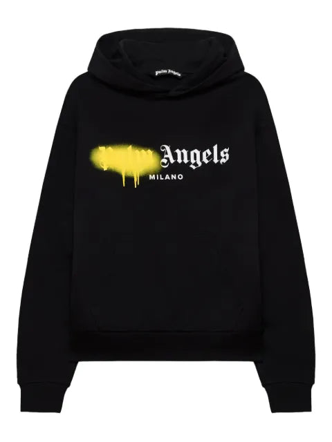 Palm Angels Spray City Milan logo hoodie