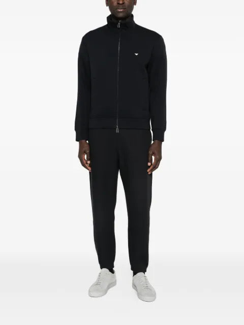 Emporio Armani zip mock-neck sweatshirt