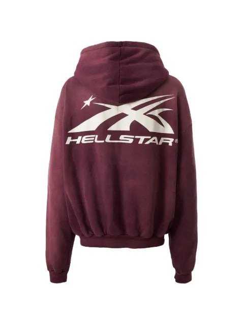 HELLSTAR zip-up hoodie