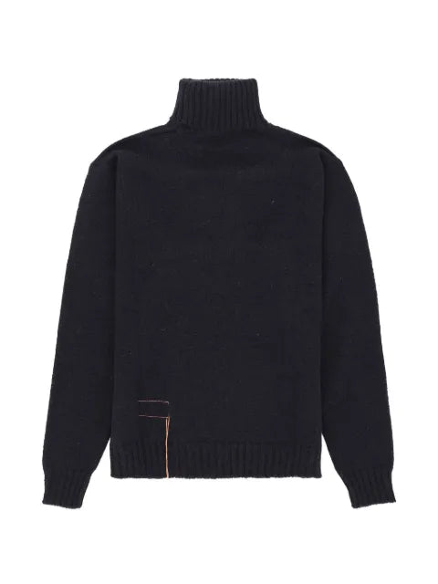 Fortela ribbed-cuff turtleneck wool sweater