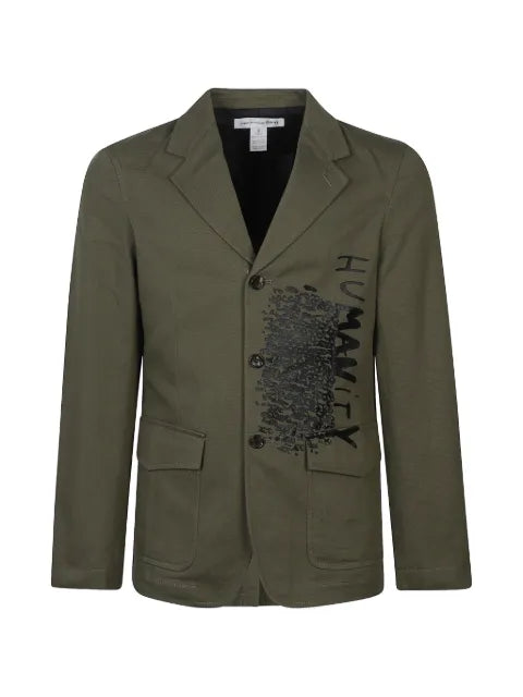 Comme Des Garçons Shirt printed blazer jacket