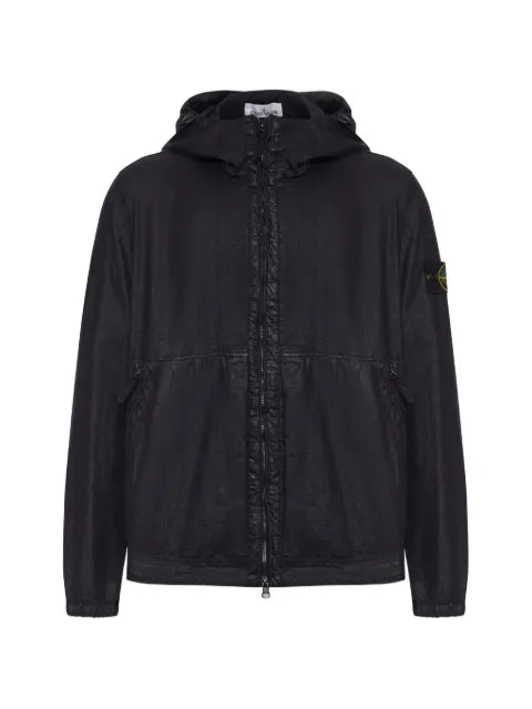 Stone Island 4100053 organic-look nylon panama-tc jacket