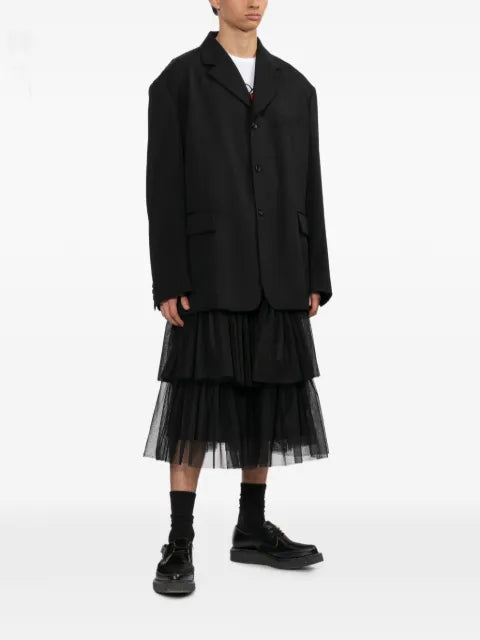 Black Comme Des Garçons wool blazer