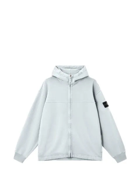 Stone Island Compass-badge zip-up hoodie