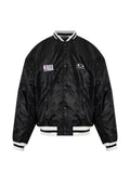 Balenciaga x NBA logo-patch bomber jacket