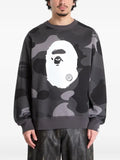 A BATHING APE® ape head camouflage sweatshirt