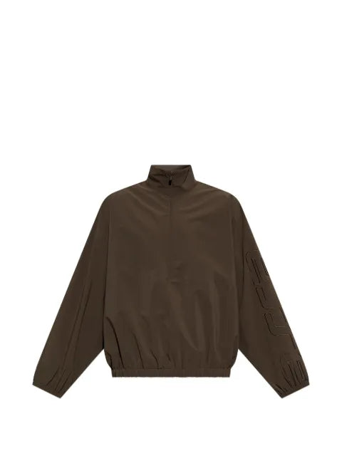 FEAR OF GOD ESSENTIALS Essentials logo-embroidered half-zip sweatshirt