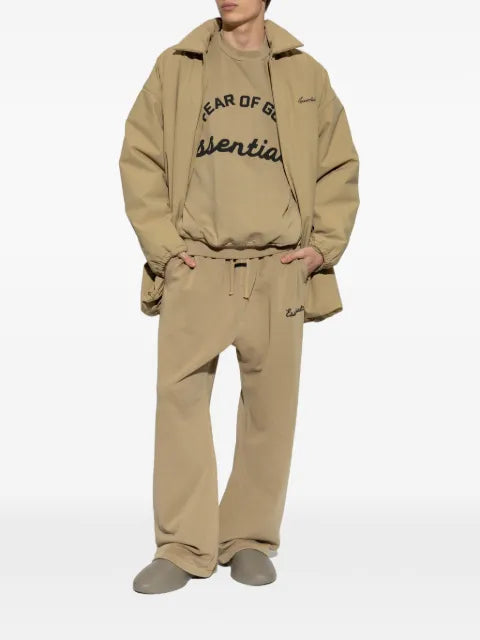 FEAR OF GOD ESSENTIALS Essentials logo-embroidered zip-up jacket