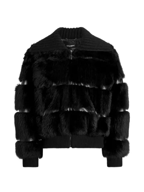 Dolce & Gabbana fur bomber jacket