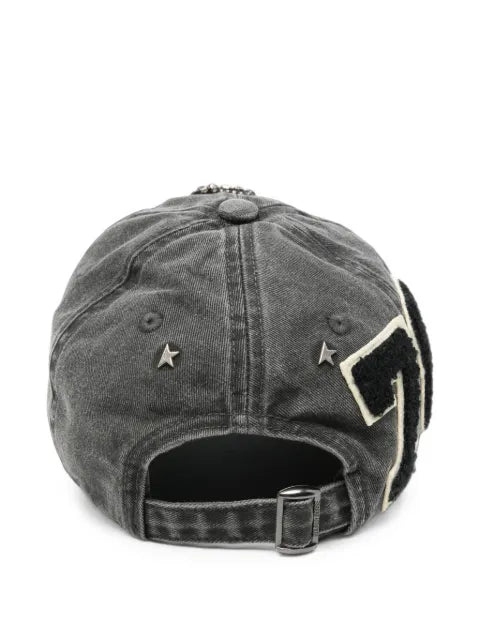 Golden Goose Embellished patch baseball cap