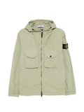 Stone Island 1200004 stretch organic cotton twill overshirt