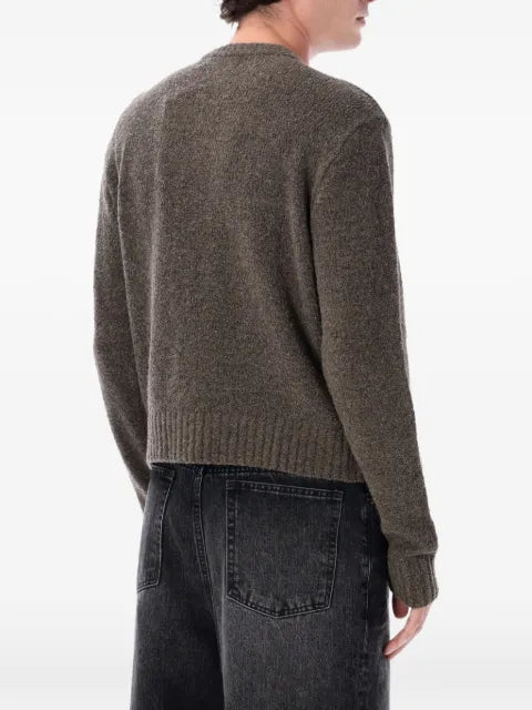 TONYWACK mélange-effect button-up cardigan