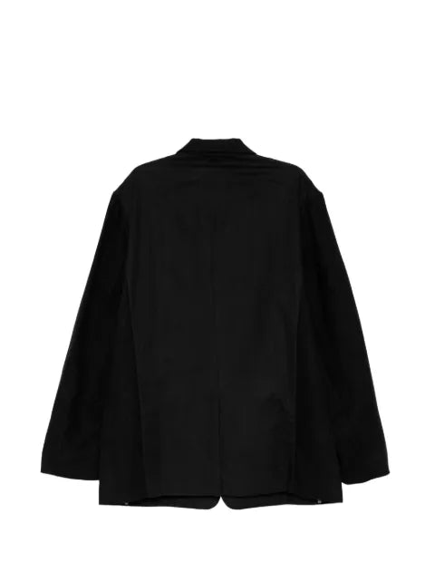 Giovanni Cavagna linen single-breasted jacket
